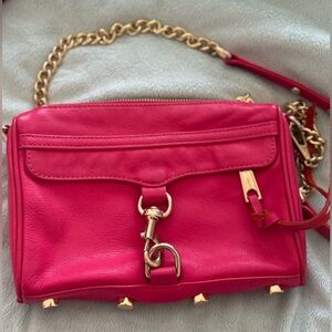 Rebecca Minkoff Pink Chain Leather Purse